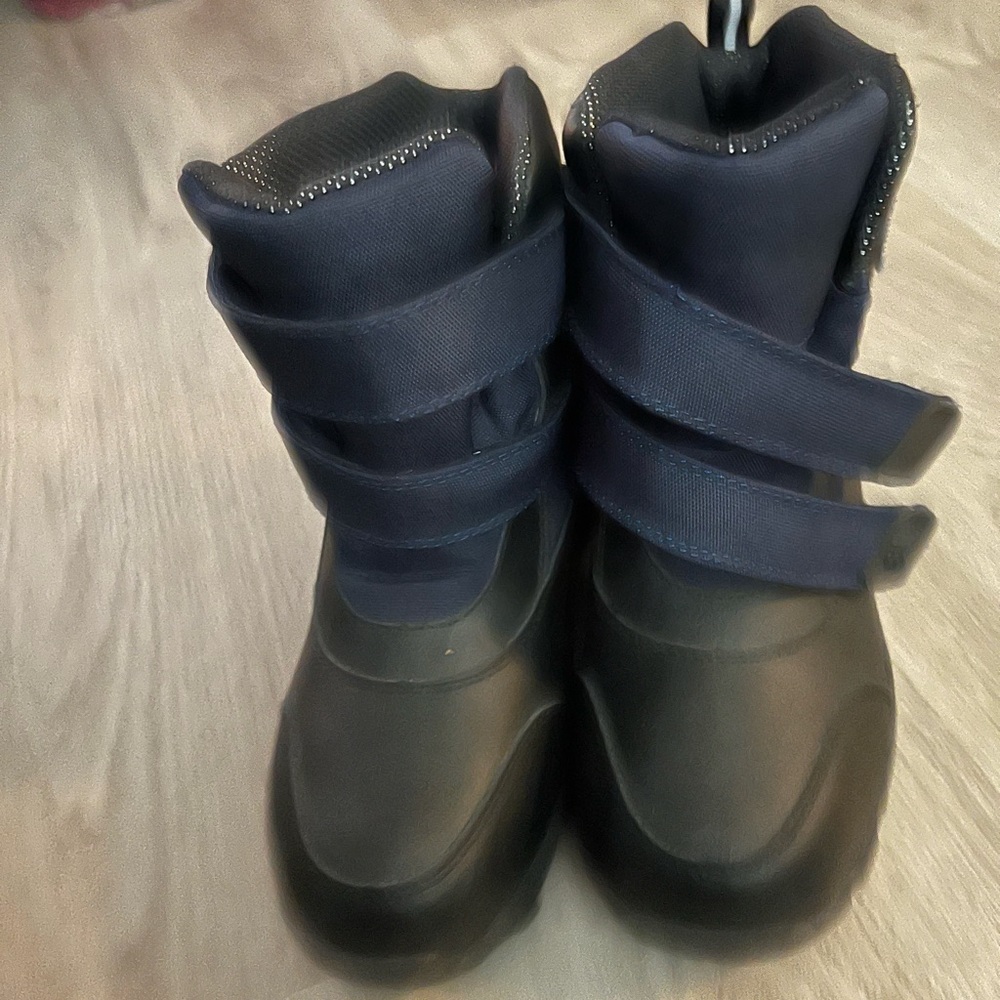 Kids Black and Blue Boots